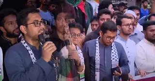 ‘সুমুদ ফ্লোটিলার’ প্রতি সংহতি জানিয়ে রাজধানীতে মিছিল-সমাবেশ